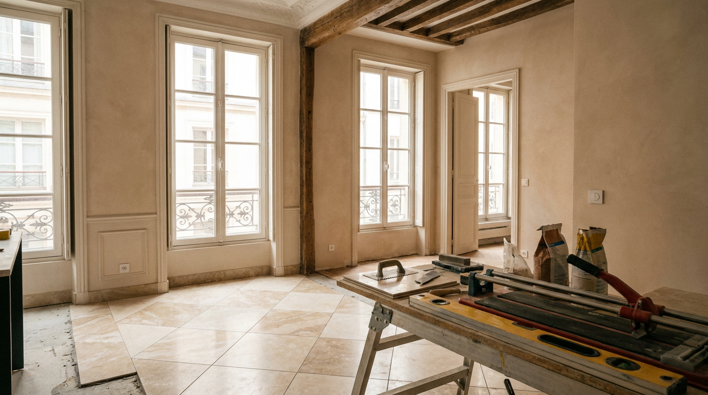 Prix pose carrelage au m² : le guide complet pour votre budget et vos travaux