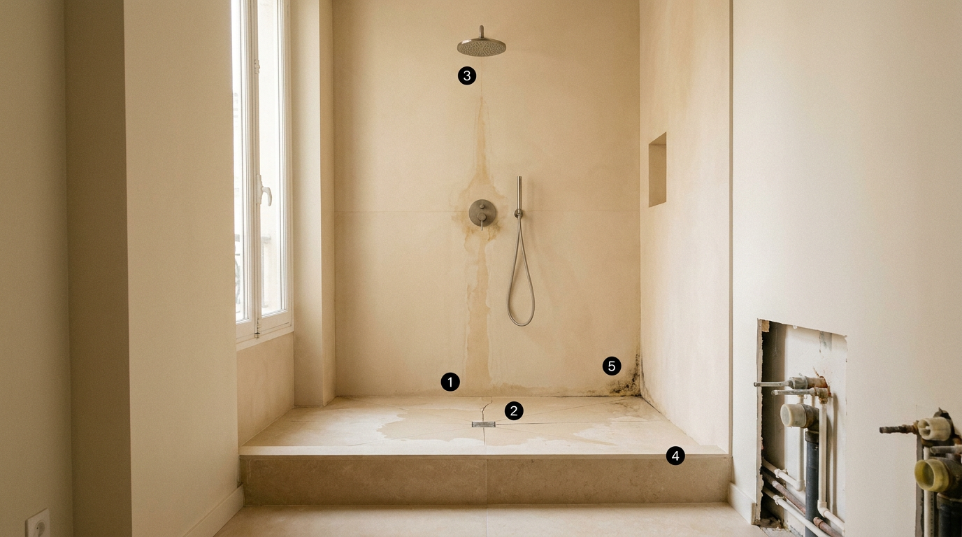 Douche à l'italienne : les 5 erreurs fatales à éviter lors de l'installation